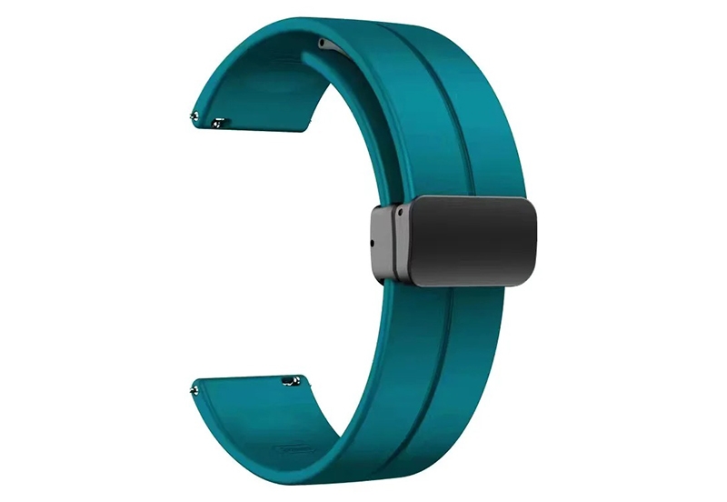 Silikon Uhrenarmband 16mm - seegrün