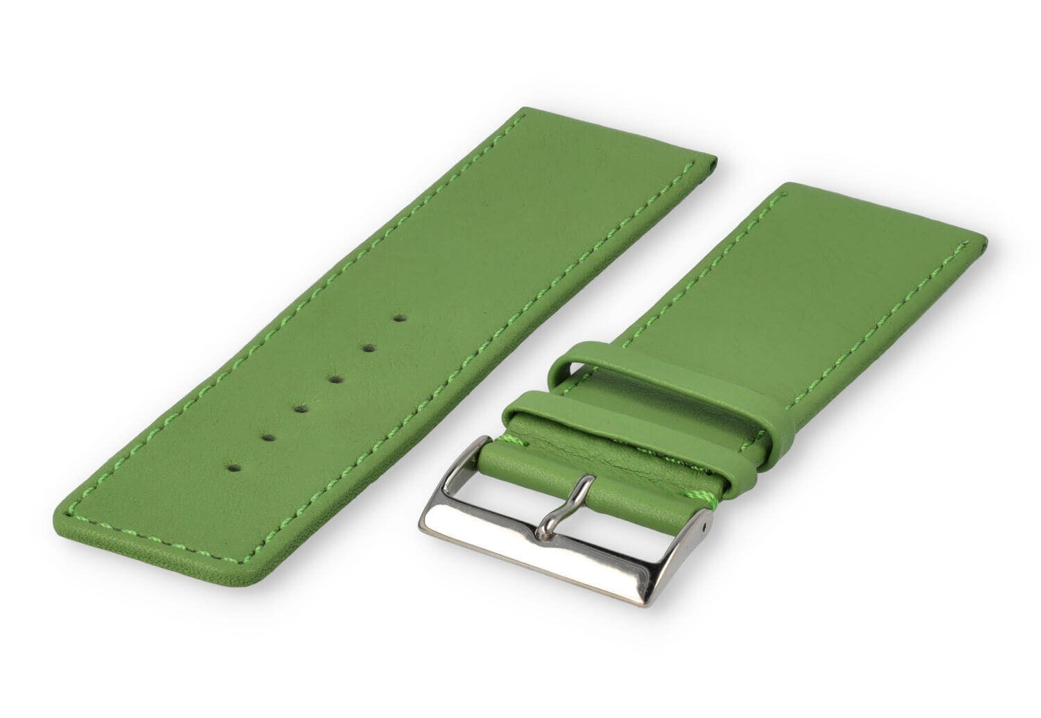 XL glatt Lederband - 30mm - Apfelgrün