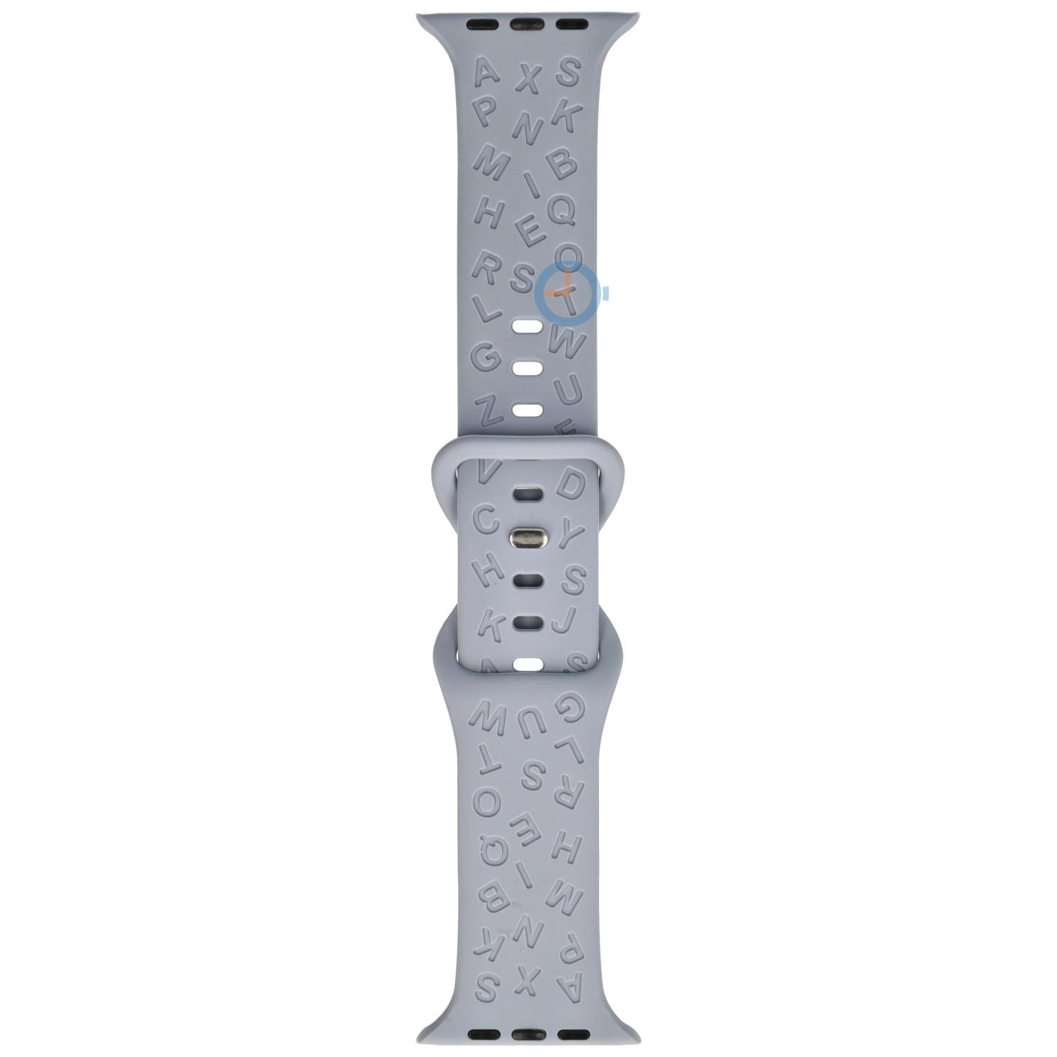 Letter Band Apple watch 41mm - Soft blue