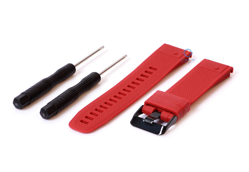 Ersatzarmband für Garmin Fenix 5S/6S/7S - rot