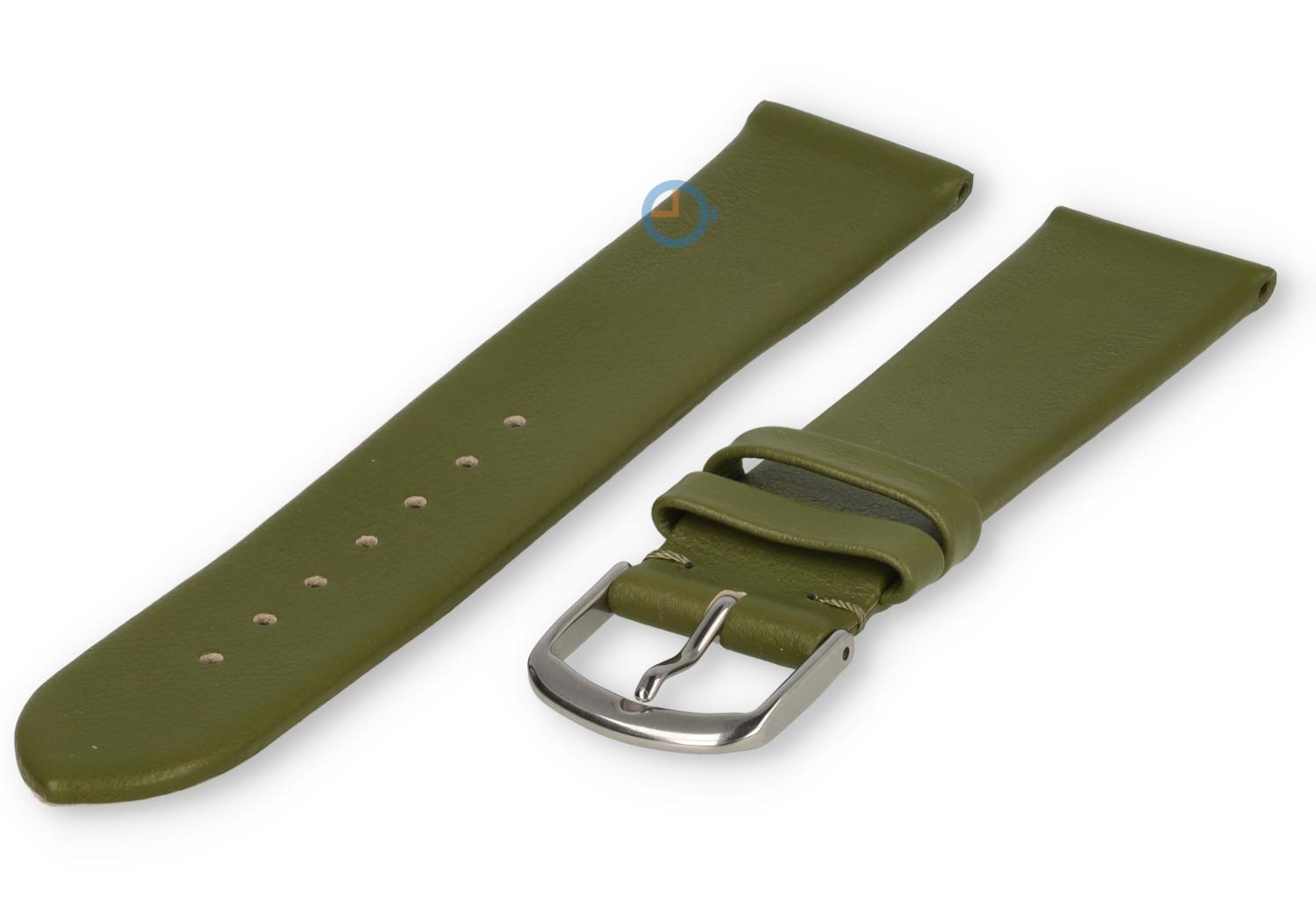 Nahtloses und glattes Uhrenarmband 20mm - Avocado