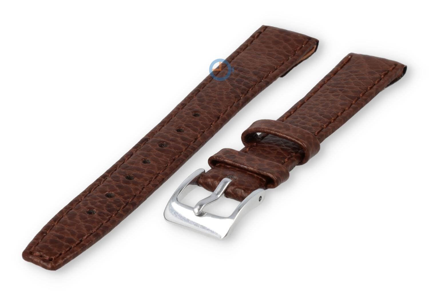 Clip - Uhrenarmband - 14mm - Kalbsleder braun