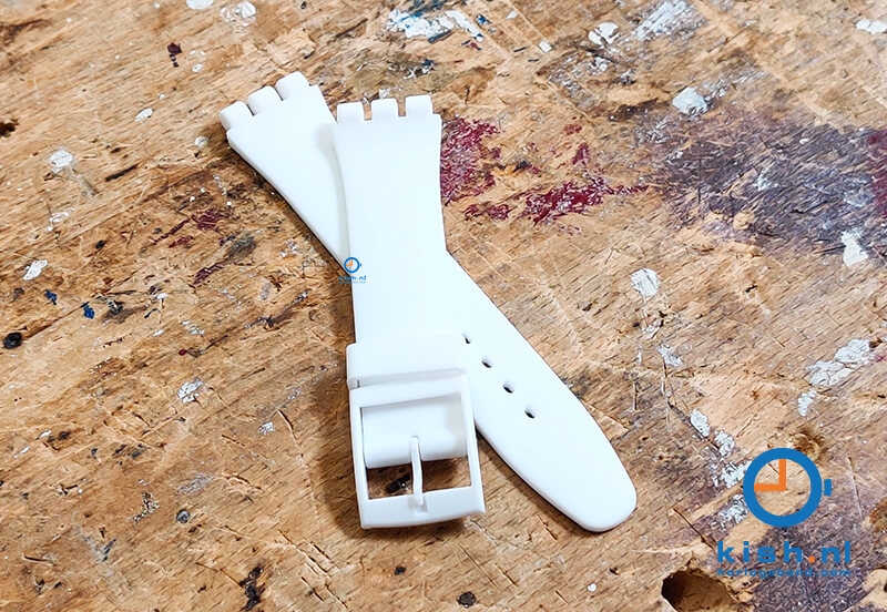 Swatch Uhrenarmband 21mm weiß