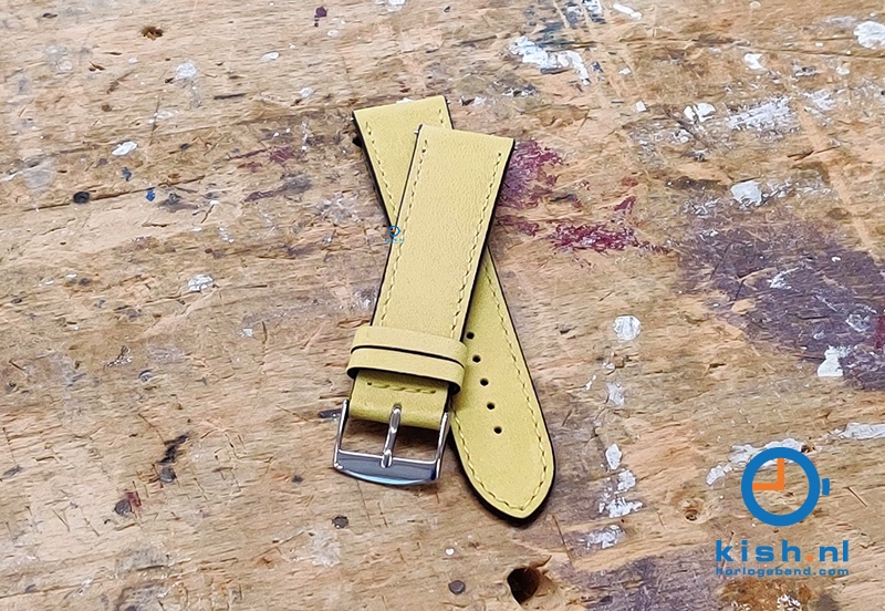 Horlogebandje 20mm okergeel - Quick Switch