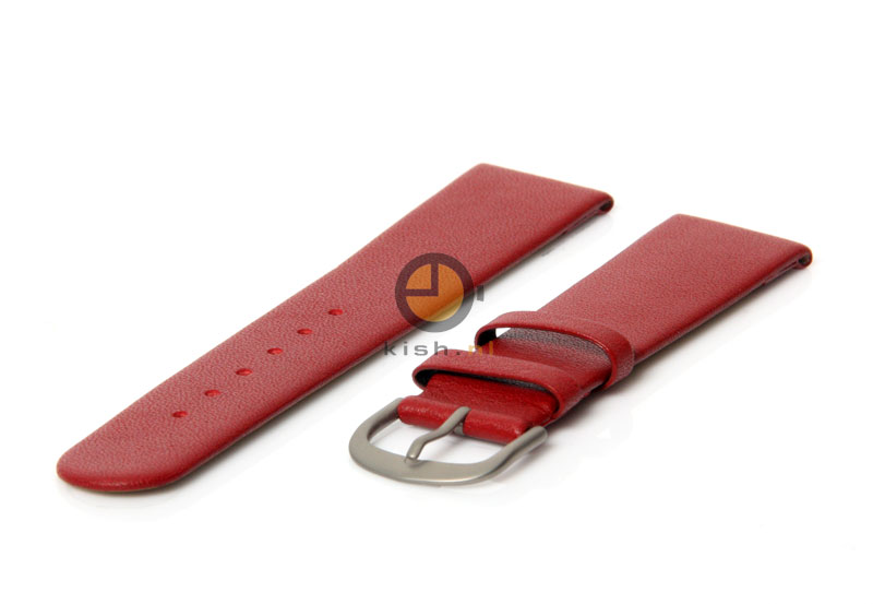 Danish Design Uhrenarmband 20mm Rot Leder