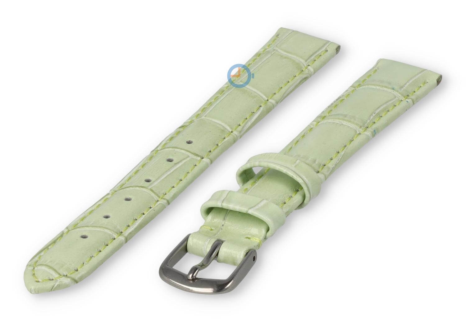 XL Uhrenarmband aus Leder - 14mm - Pastellgrün