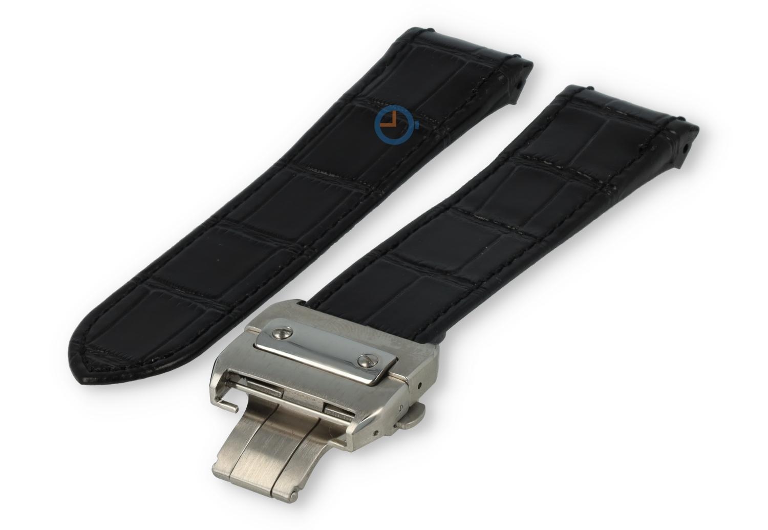 Universal Cartier Santos 23mm Band - schwarz