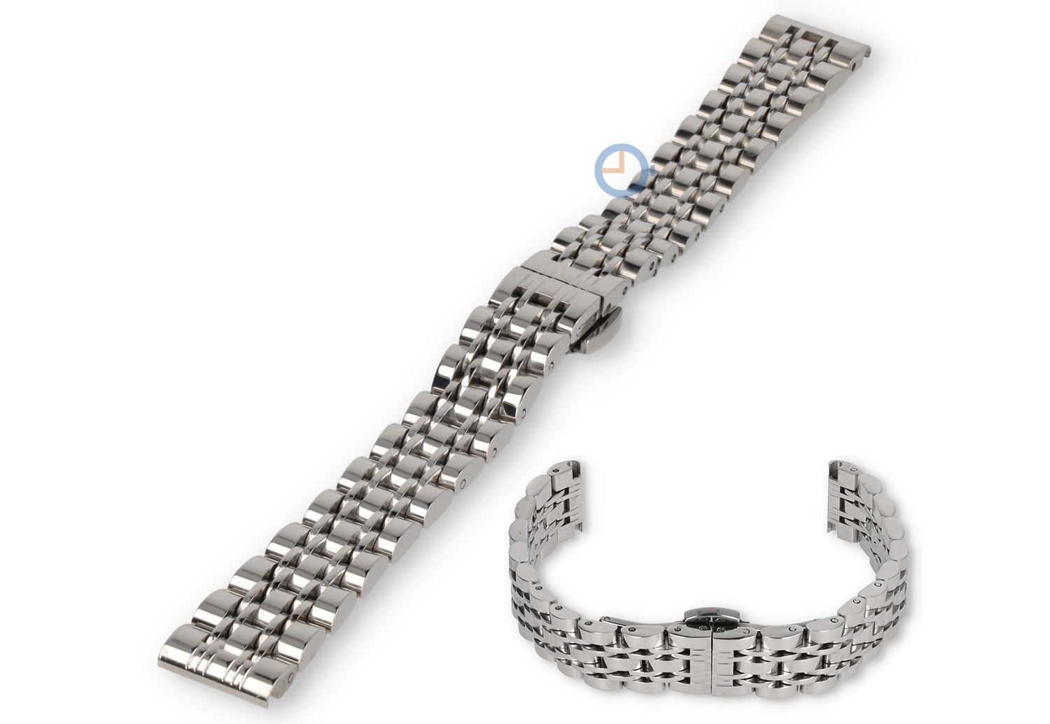 14mm Rolex Jubilee Uhrenarmband - silber Stahl