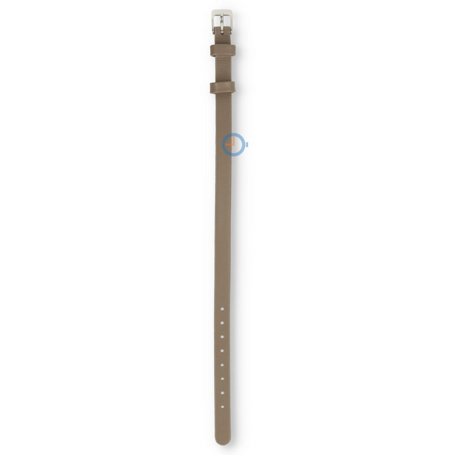 One-piece Leder Uhrenarmband - 8mm - taupe
