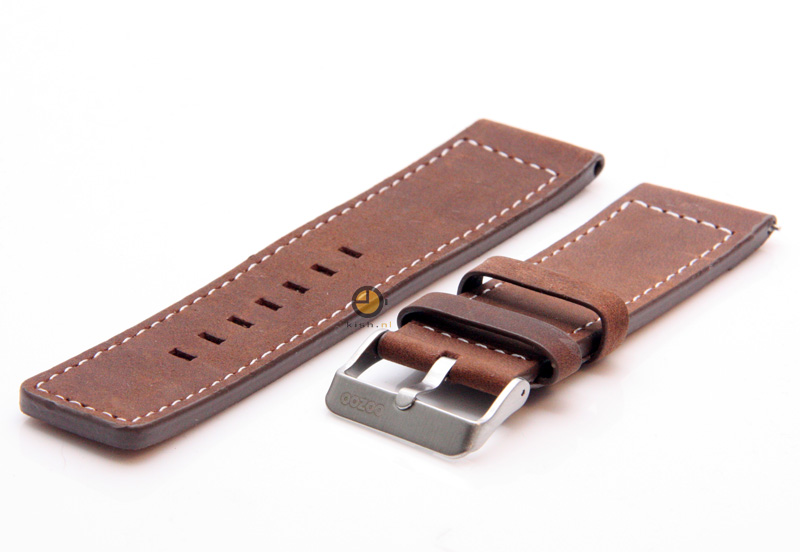 Oozoo Uhrenarmband 22mm Braun Leder