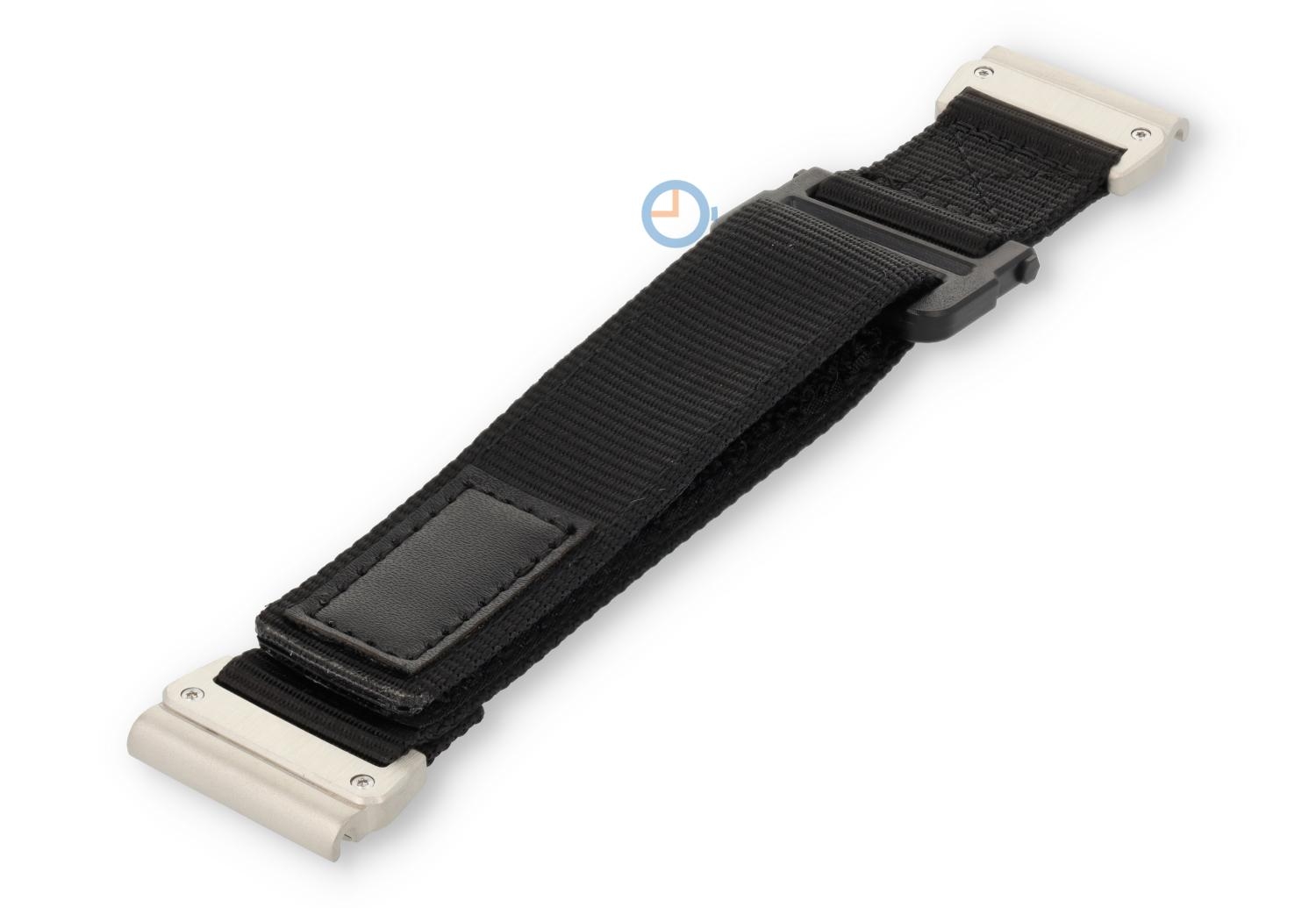 Garmin Fenix 5/6/7 Uhrenarmband Schwarz - Klettverschluss