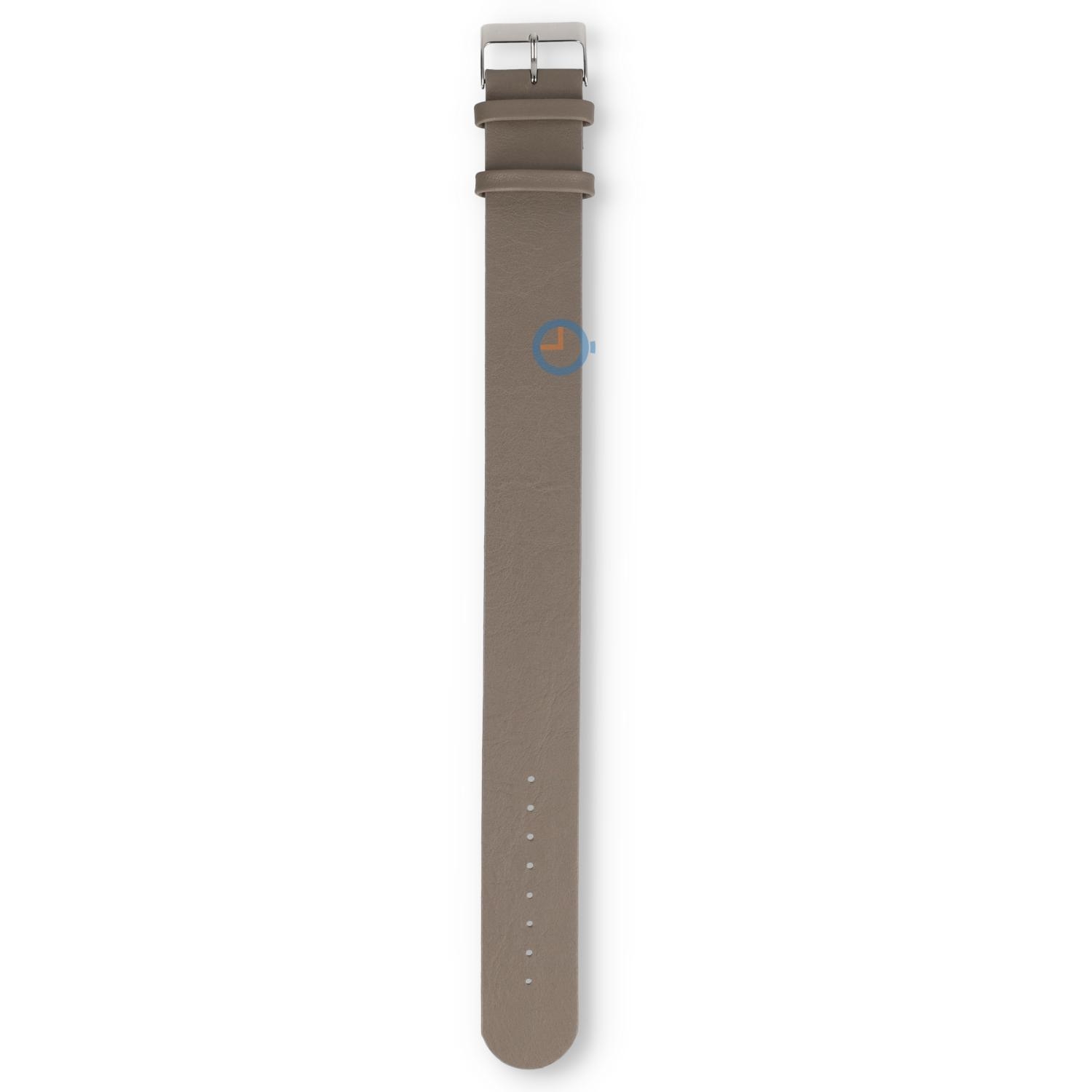 One-piece Leder Uhrenarmband - 22mm - taupe