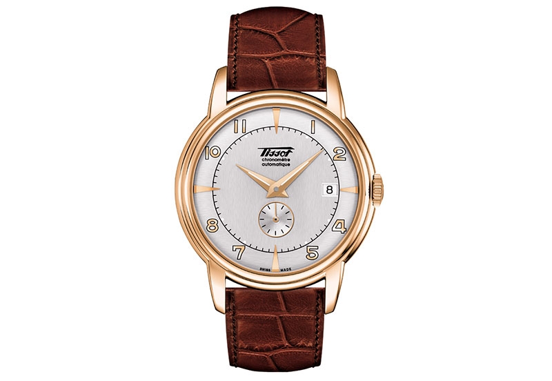 Tissot Uhrenarmband T9044087603200 braun Leder