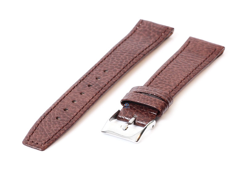 Clip - Uhrenarmband - 20mm - Kalbsleder braun