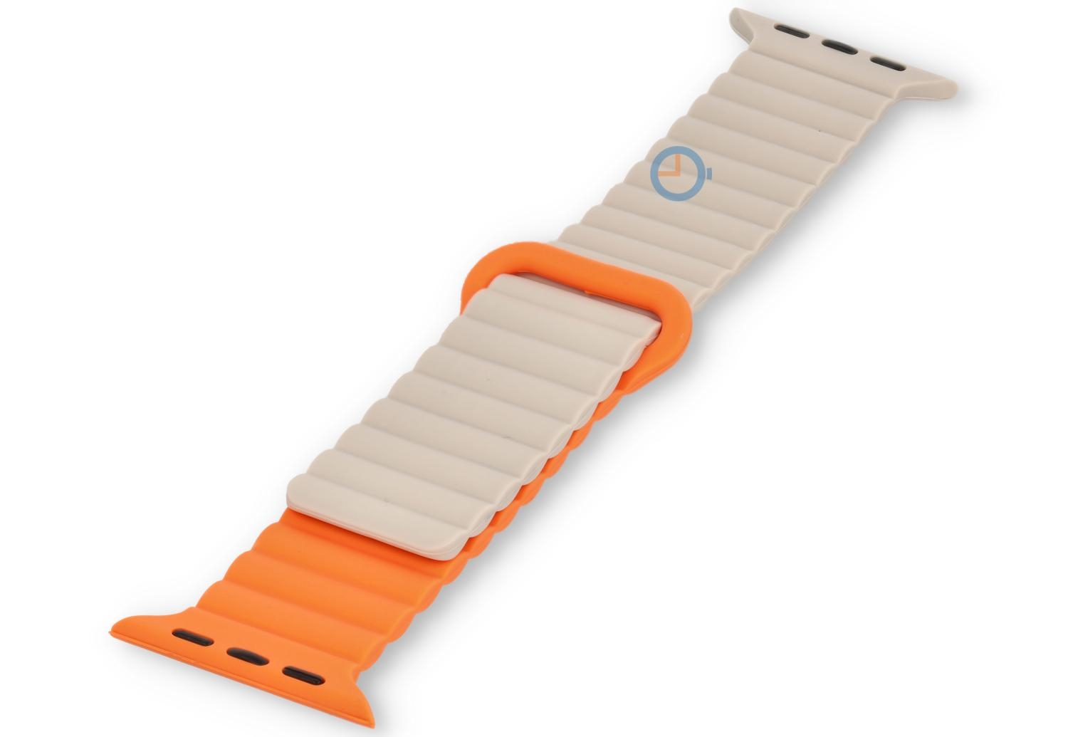 Magnetisch Band Apple Watch 41mm - starlight orange