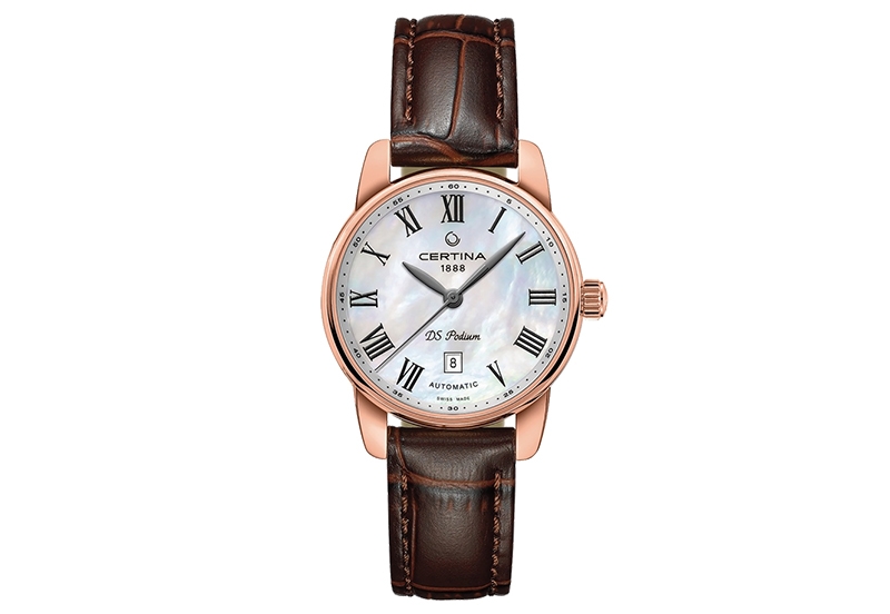 Certina Band C0010073611300A 14/12mm braun Leder ohne Schließe