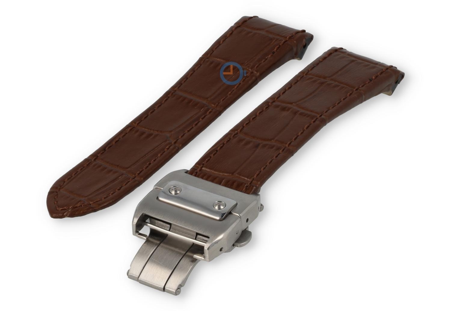 Universal Cartier Santos 20mm Band - braun