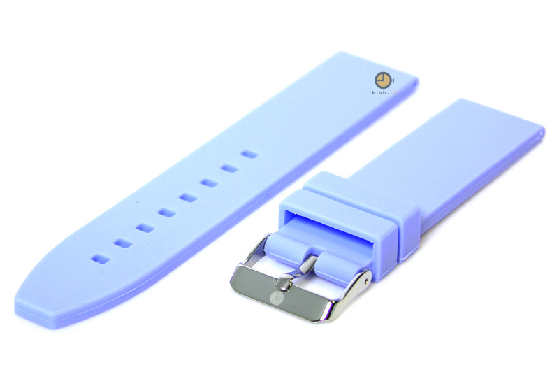 Uhrenarmband 22mm Hellblau Silikon
