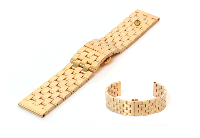 U - BOOT 24mm Uhrenarmband Gold Stahl
