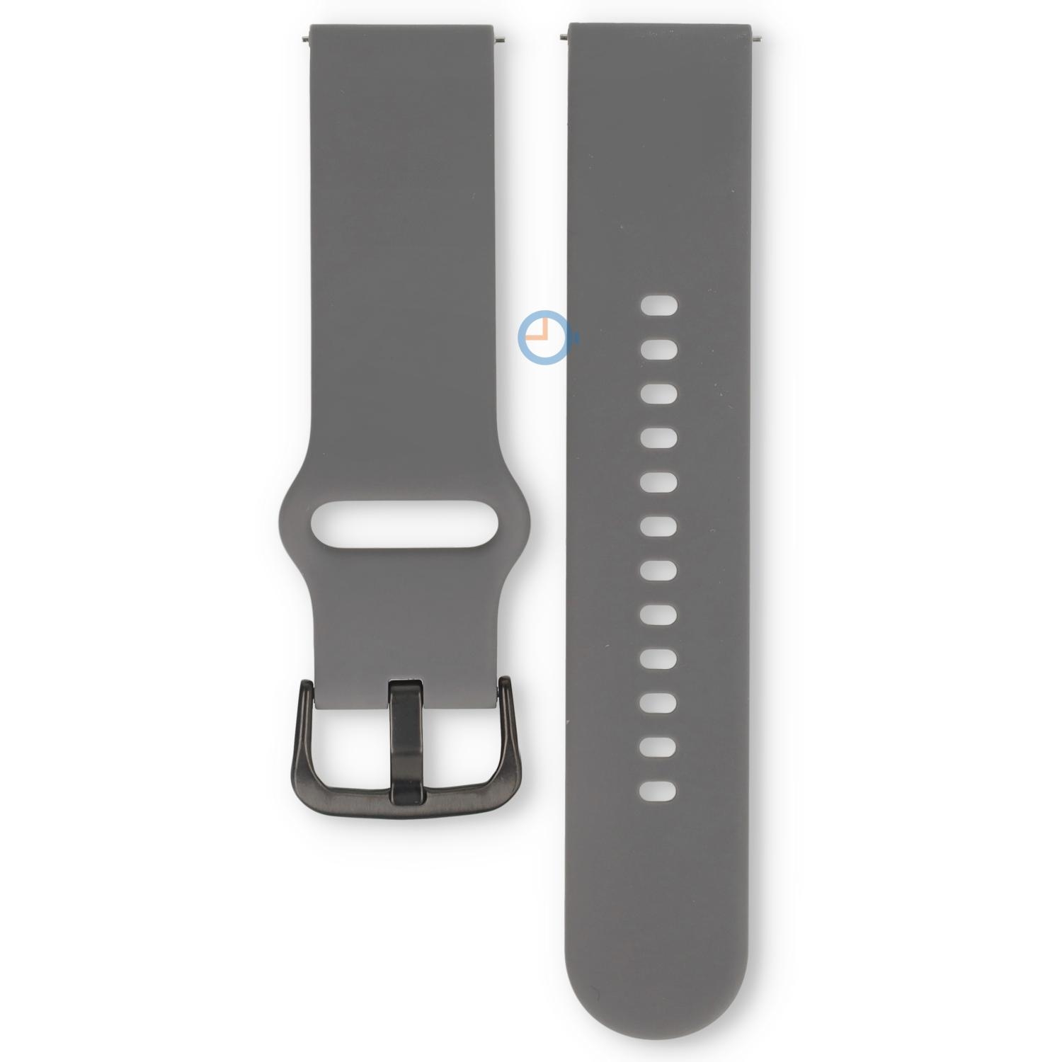 Ice Smart 1.0 & 2.0 (1.96)/ Ice Fit bandje - 22mm - Dark Grey - black bkl