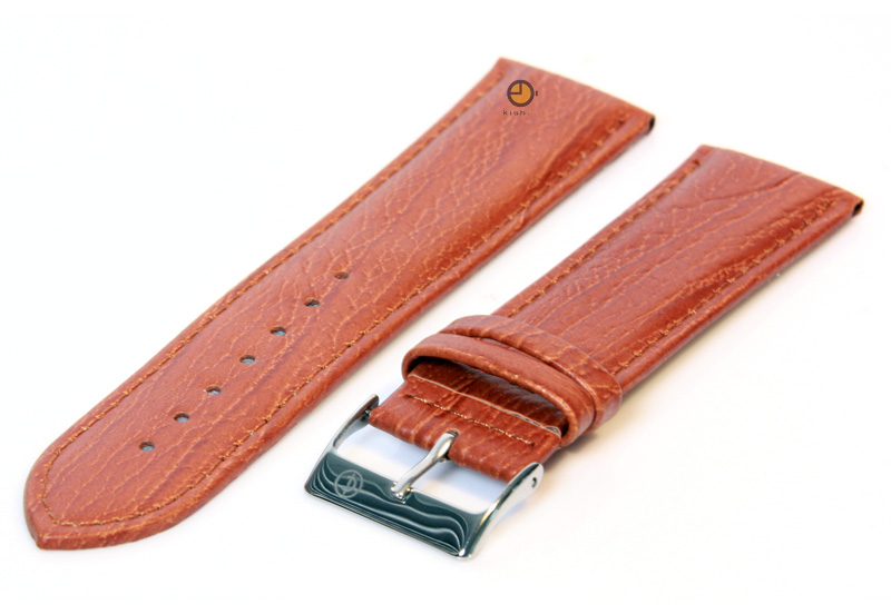 Uhrenarmband 24mm Hellbraun Kalbsleder