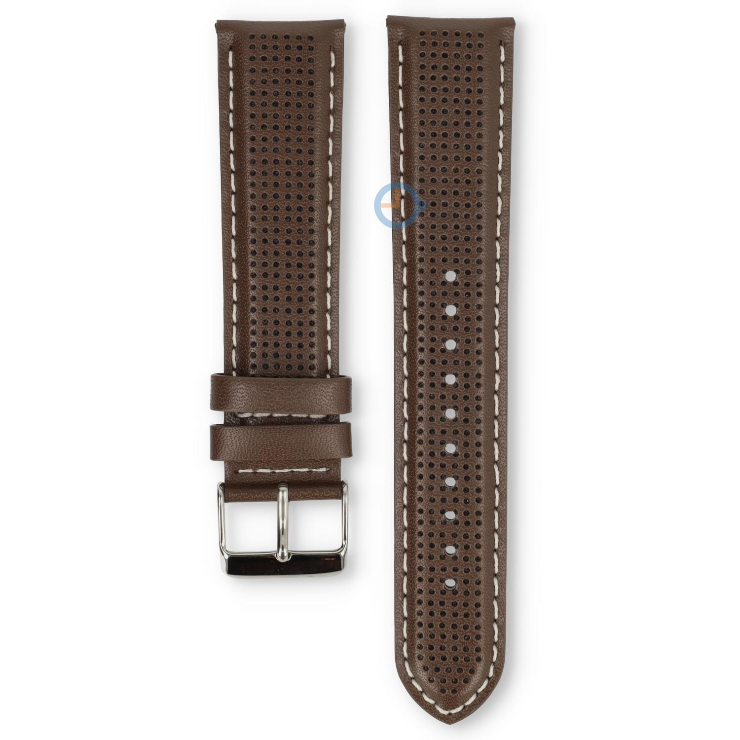 Universal 22mm braunes Leder Uhrenarmband - Lorus
