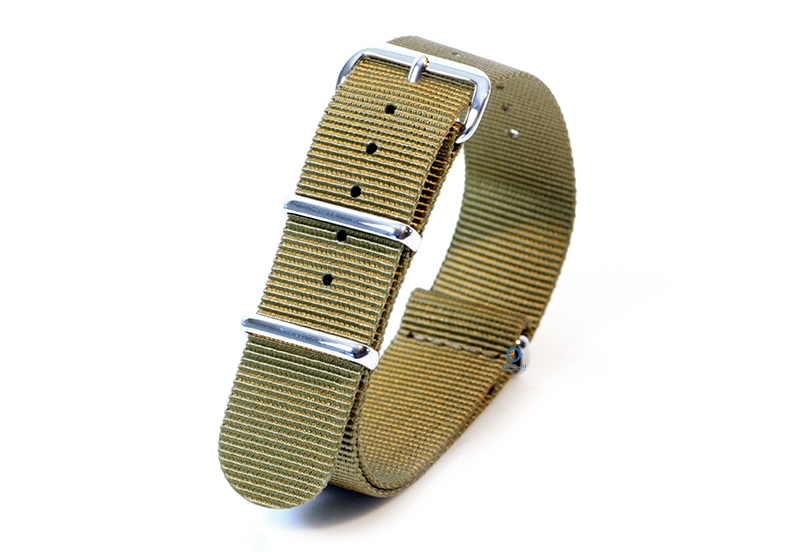 Textil Nato Strap - dunkles grün