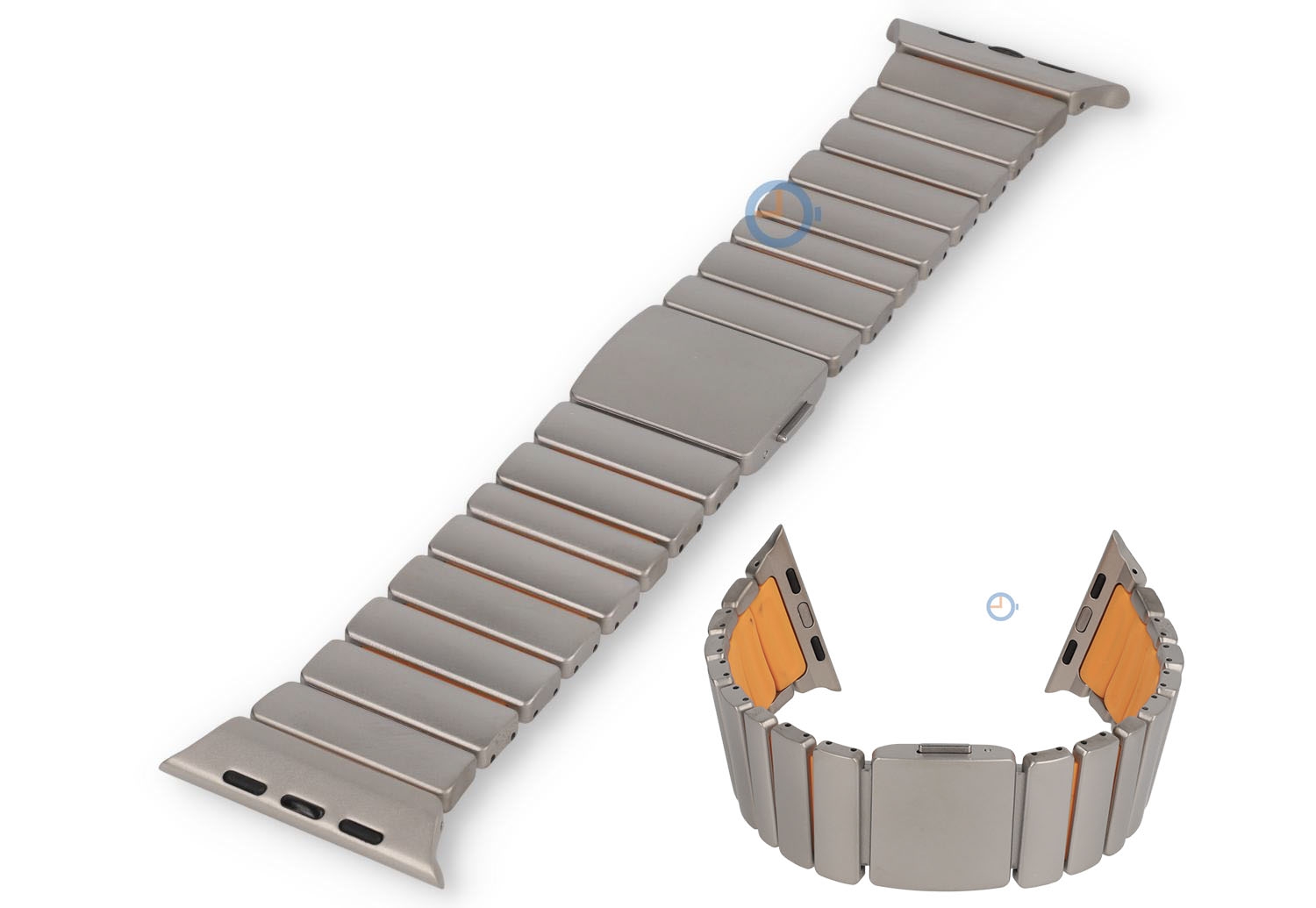 Titan Uhrenarmband Apple Watch 49mm - titan/orange