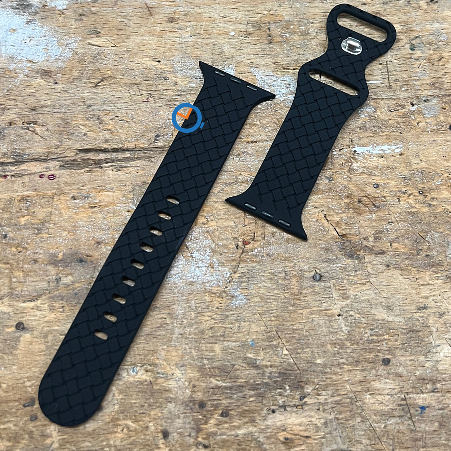 Silikon armband - Apple Watch 41mm - Schwarz