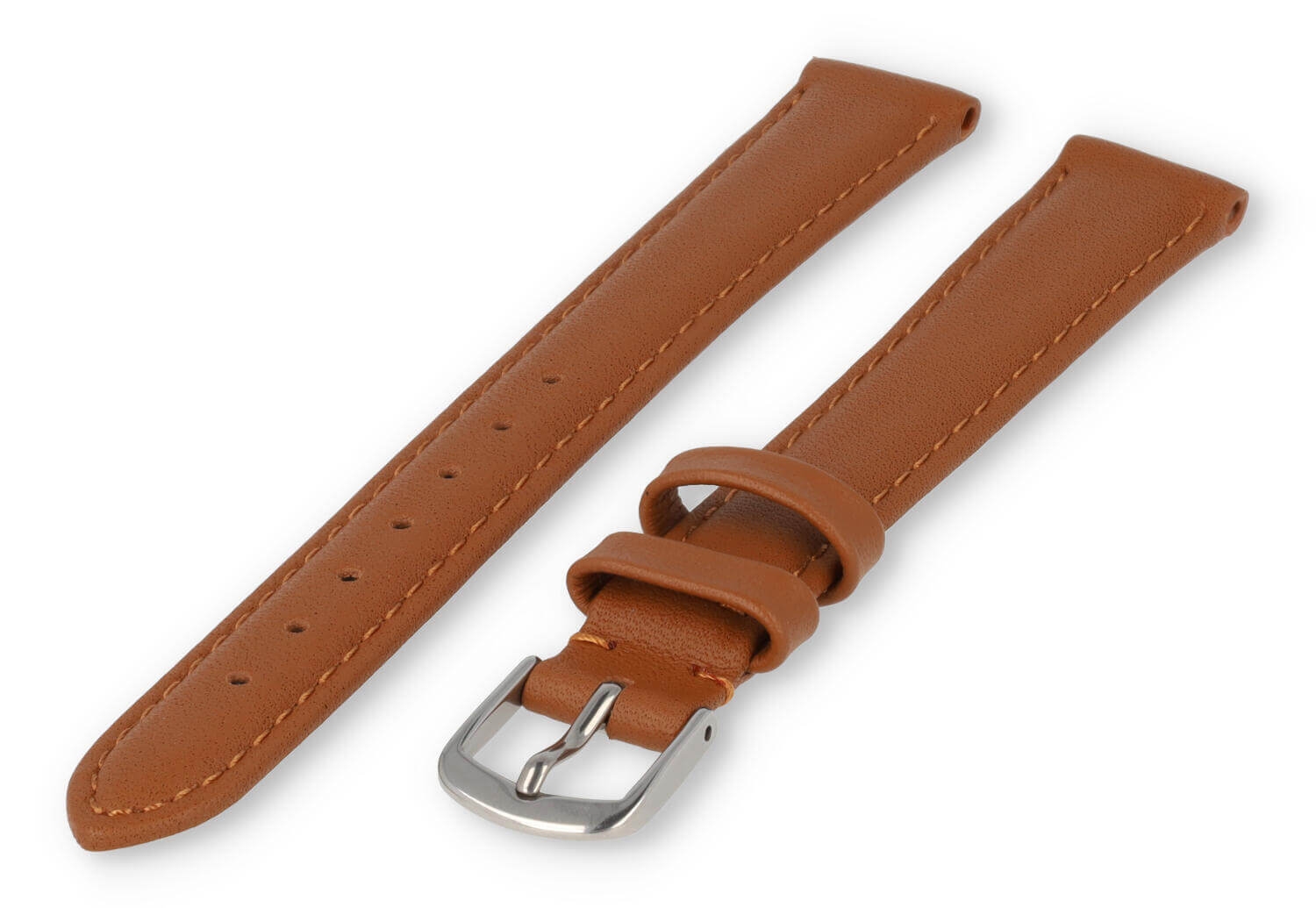 XL glatt Lederband - 16mm - braun