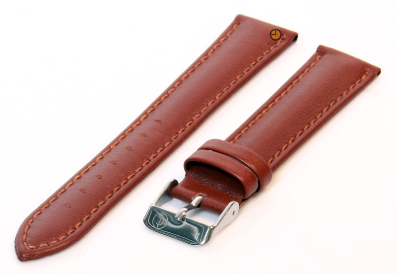 Uhrenarmband 20mm Braun Leder