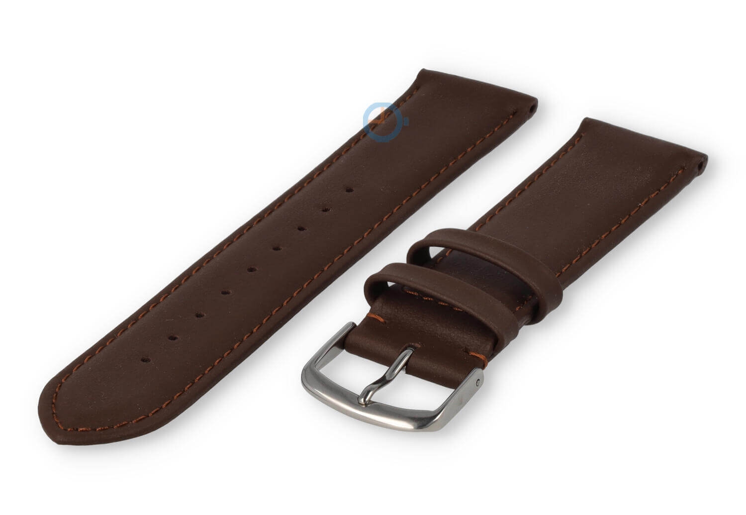 Ungerade Größe Uhrenarmband Leder - 23mm - dunkelbraun