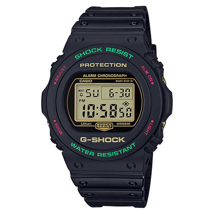 Titanium bezel voor G-Shock DW-5700 - gunmetal grey