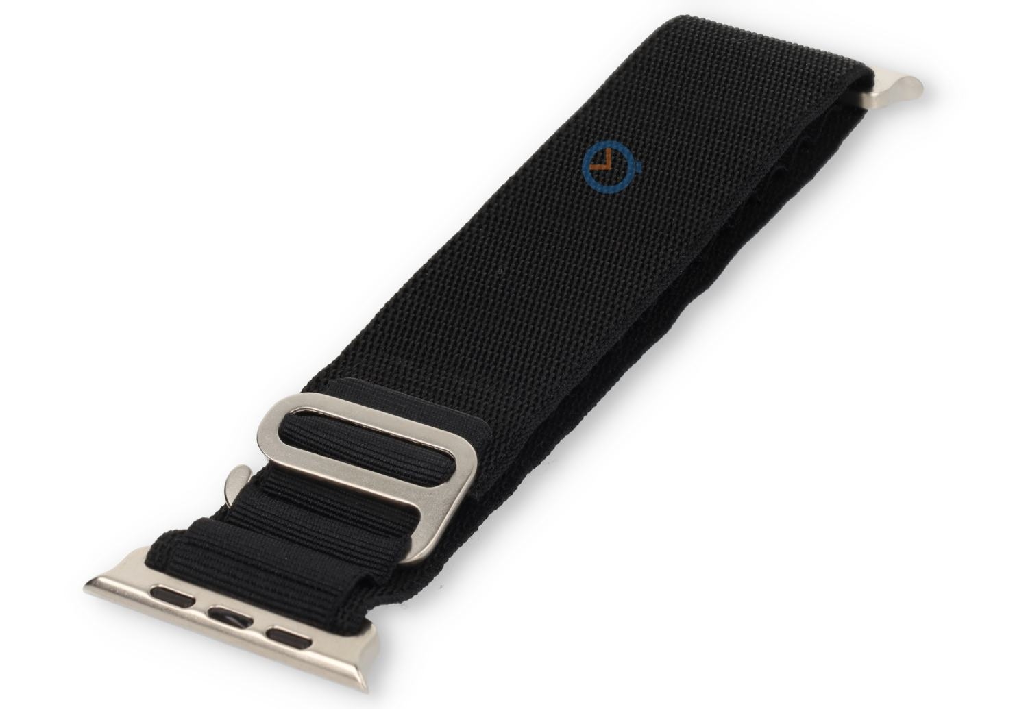 49mm Black Alpine Loop Band Apple Watch - silver