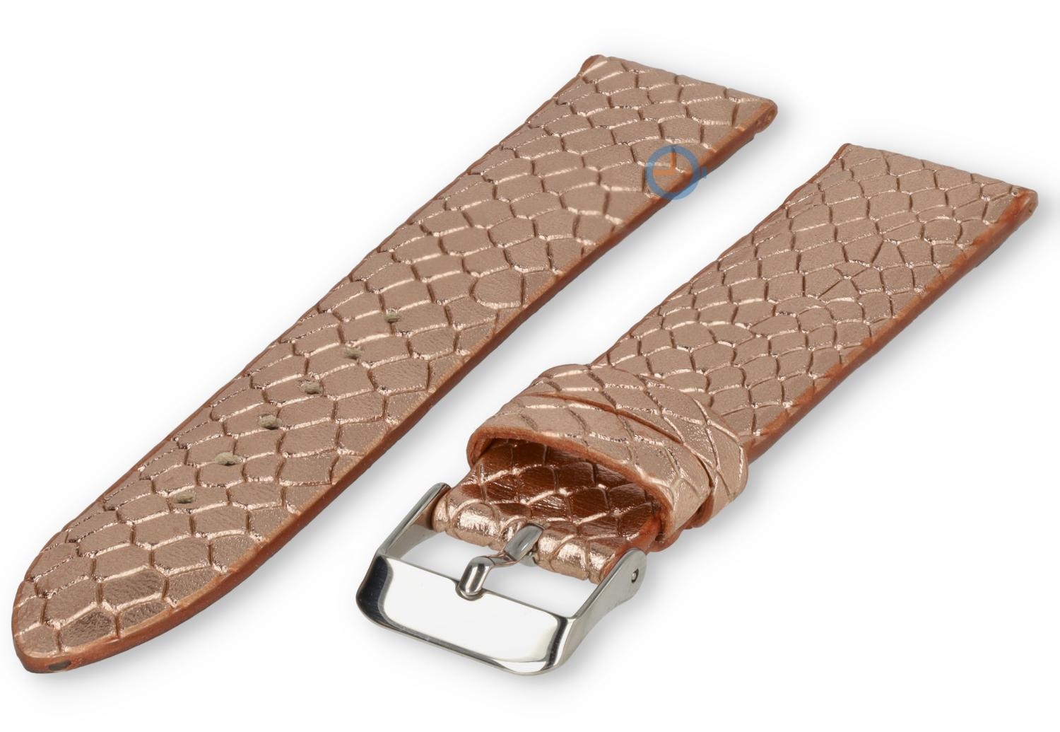 Alternatives Uhrenarmband für Rosefield - rosegold print - 18mm