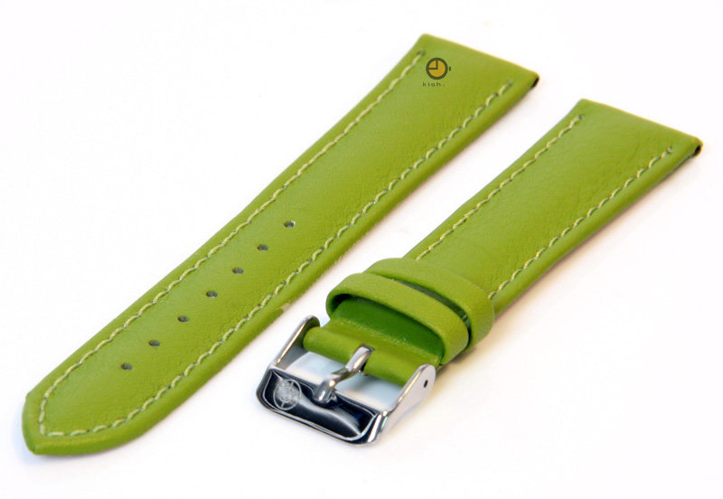 Uhrenarmband 20mm Grün Kalbsleder