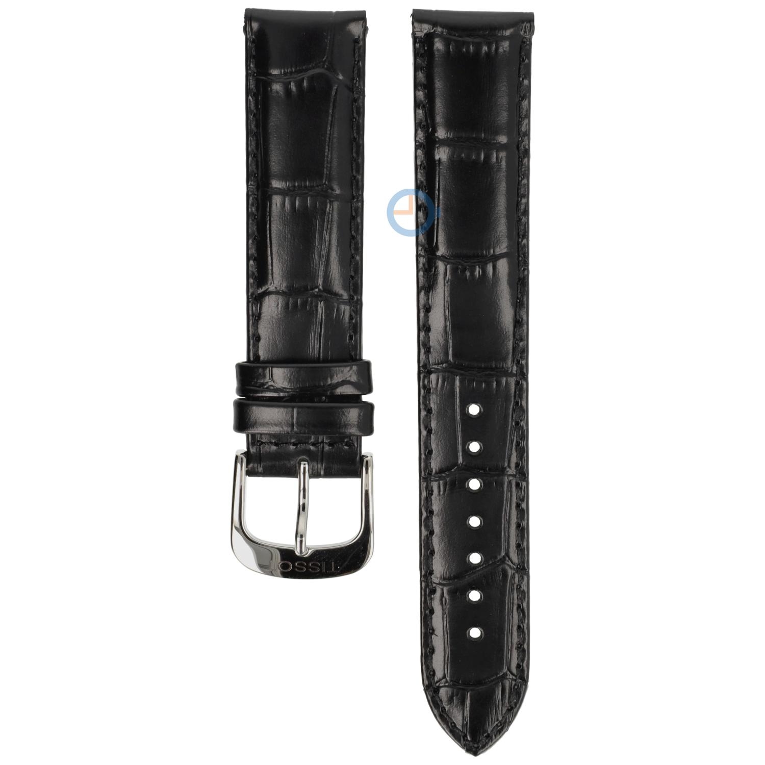 Tissot Uhrenarmband T0854071601300 schwarz Leder