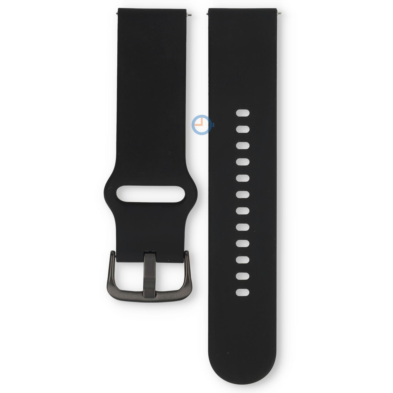 Ice Smart 1.0 & 2.0 (1.96)/ Ice Fit bandje - 22mm - Black - black bkl