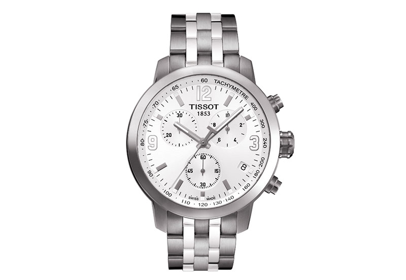 Tissot Uhrenarmband T0554171101700 silberner Stahl