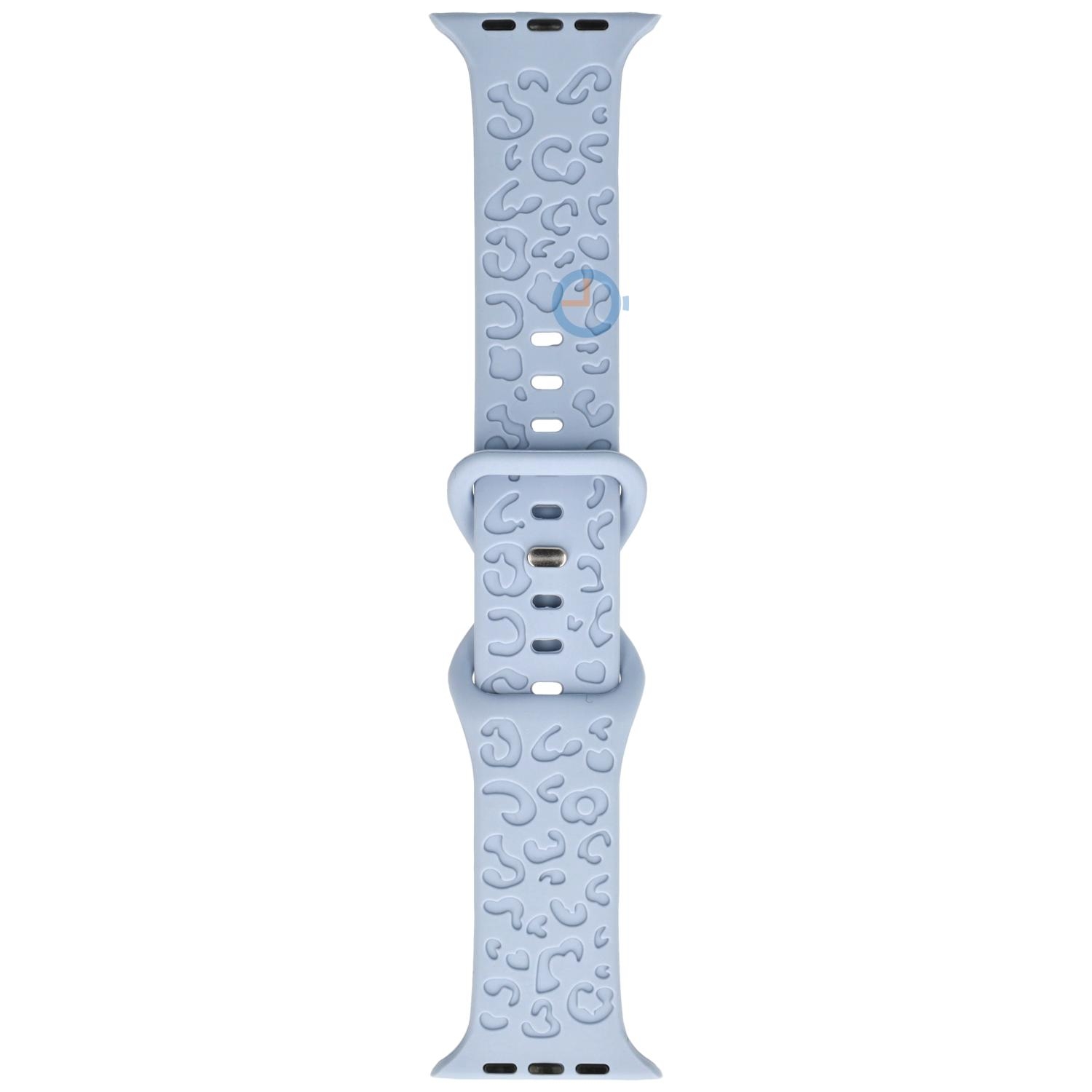 Leopard Band Apple Watch 45mm - Softblue