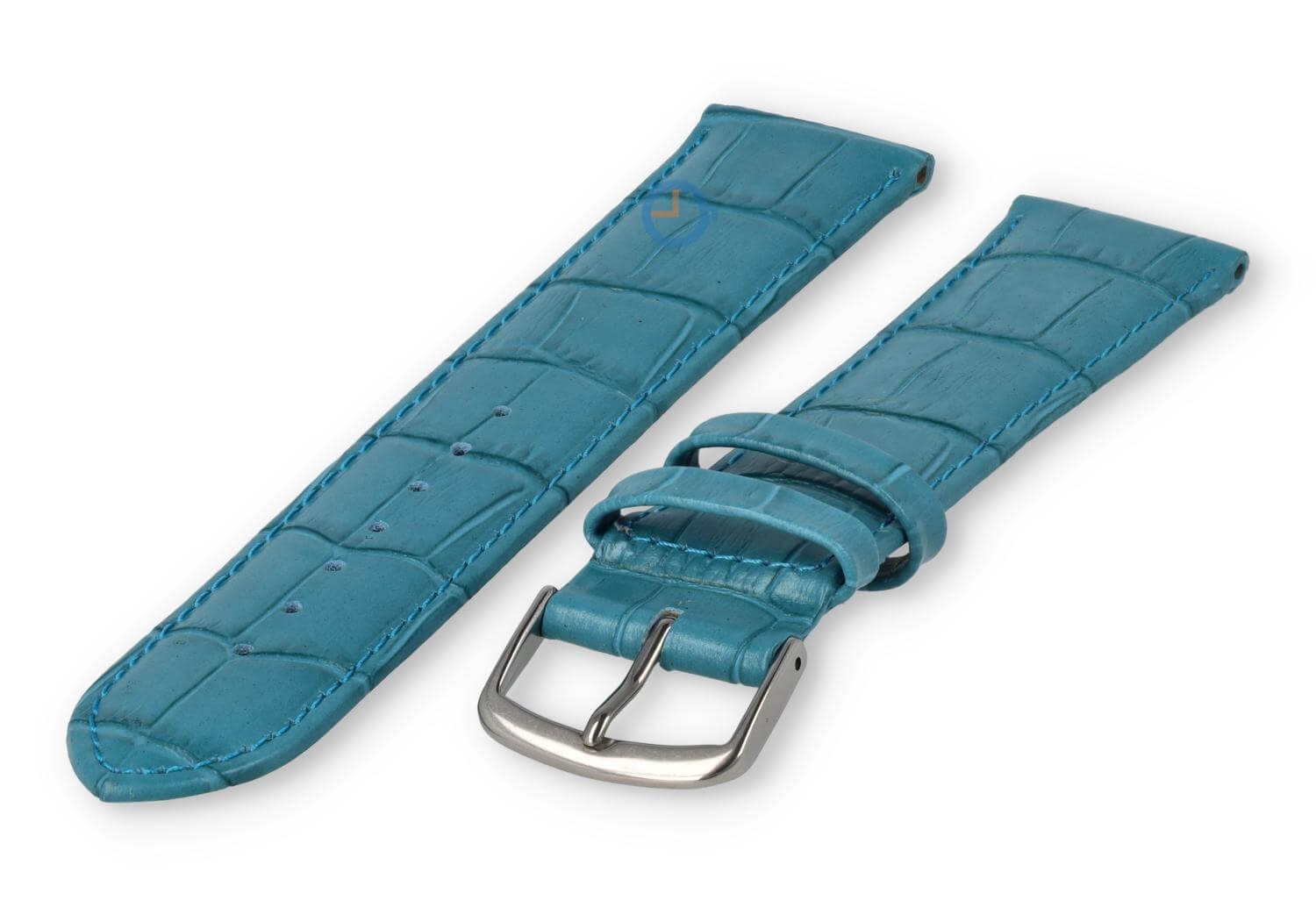 Leicht gepolstertes XL Uhrenarmband - 22mm - petrol