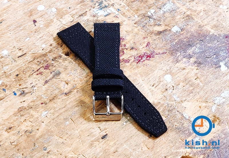 Fromanteel horlogeband Nylon Cordura - Zwart