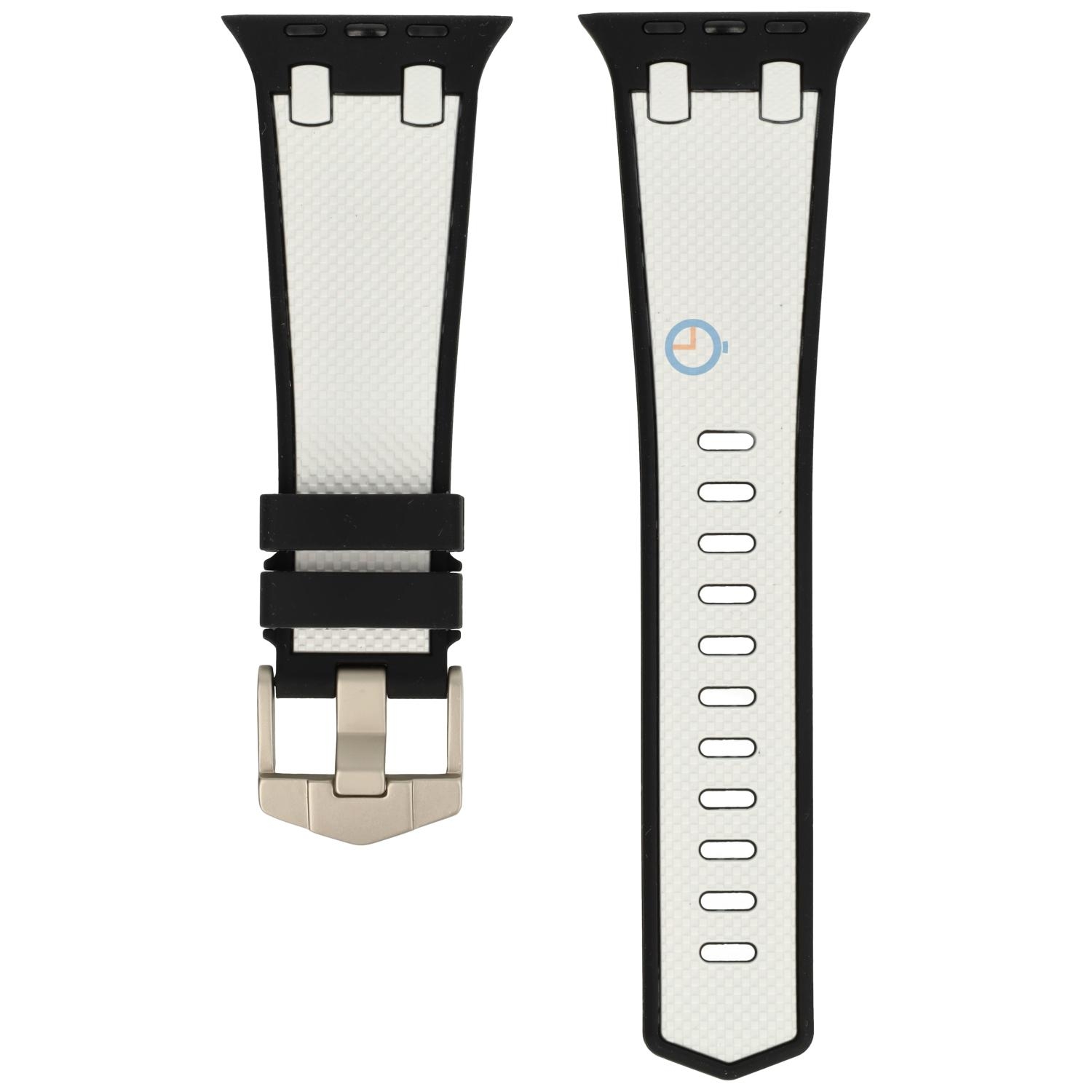 AP Style Band fÃ¼r Apple Watch 45mm - Black White