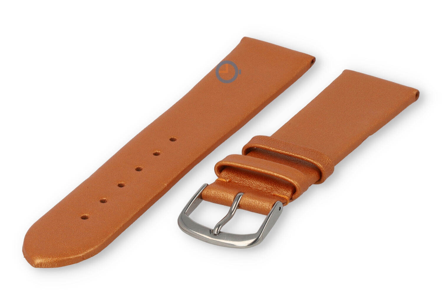Nahtloses Uhrenarmband 20mm - Kupfer mit glanz