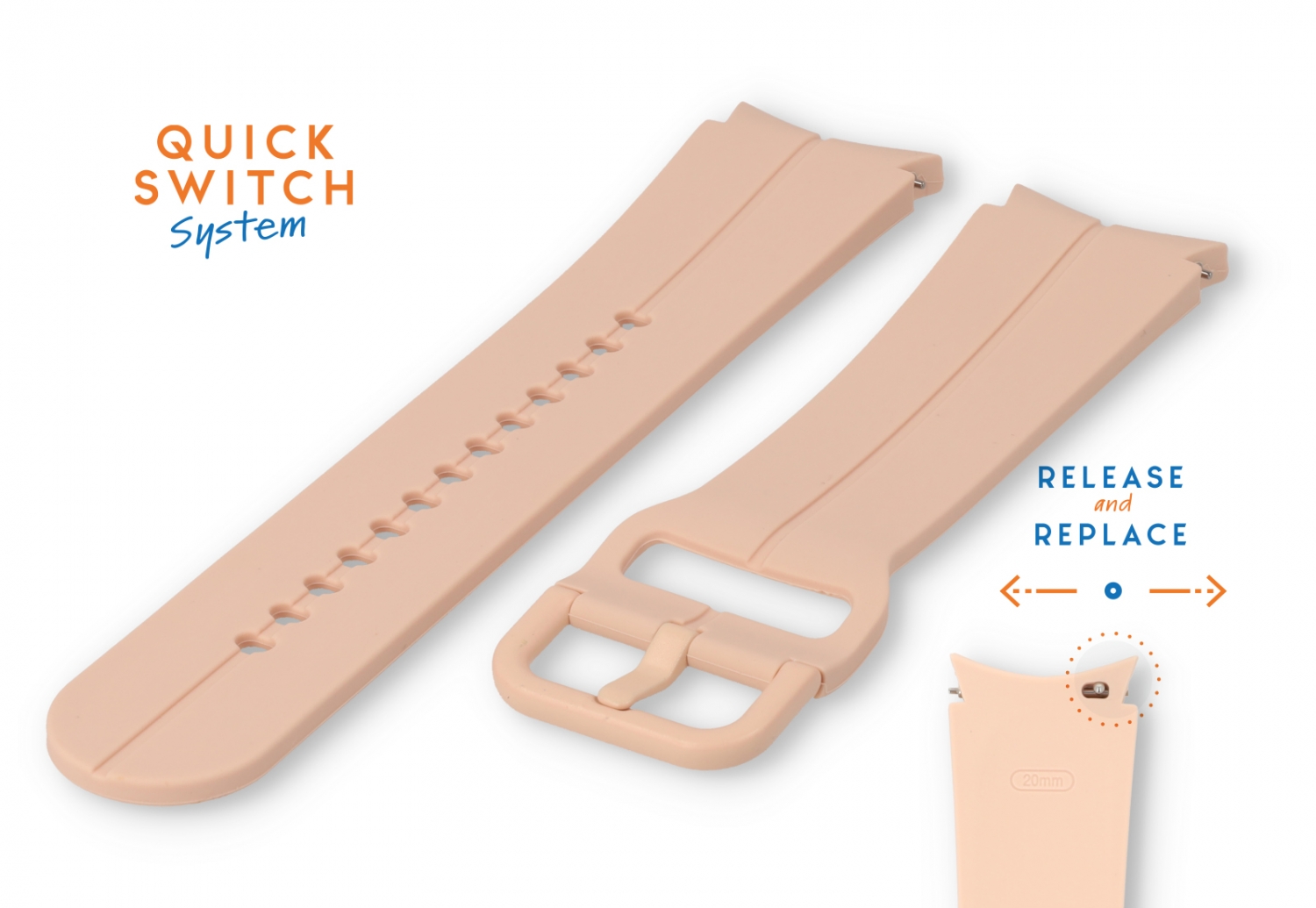 Samsung Galaxy Watch 5 Uhrenarmband Rosa - 20mm