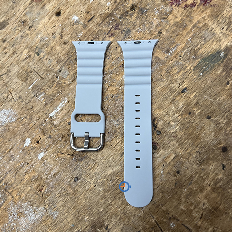 Silikon armband Apple Watch 45mm - grau