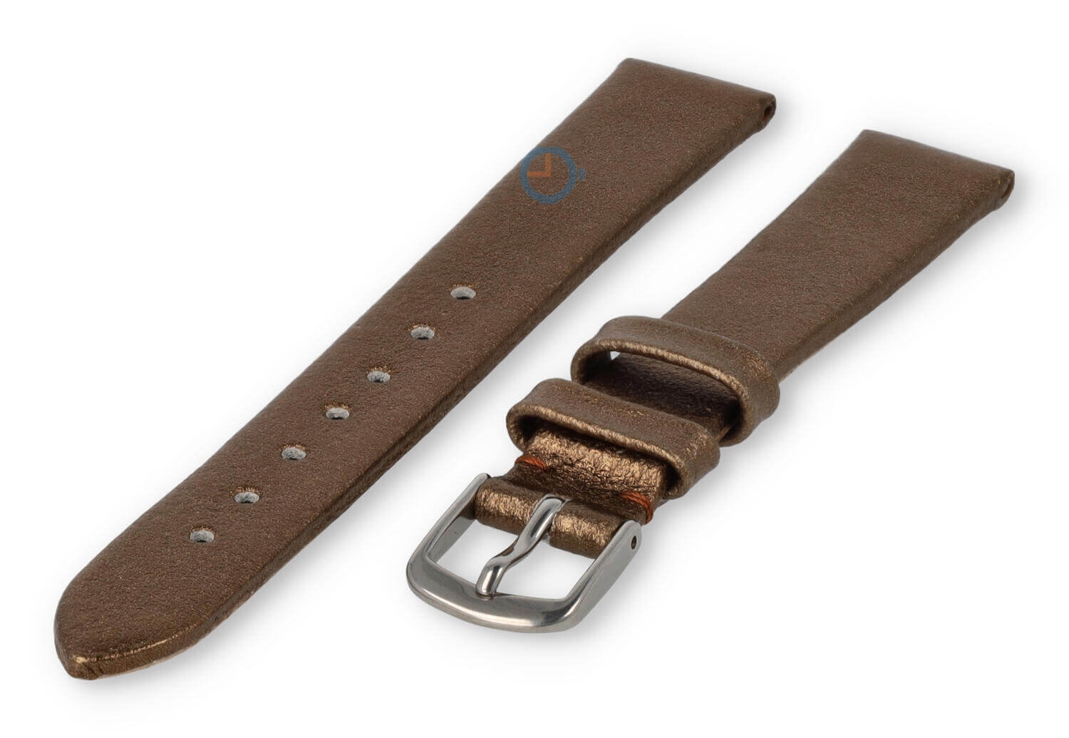 Nahtloses Uhrenarmband 14mm - bronze mit glanz