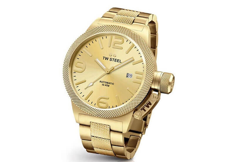 TW Steel Canteen CB106 Uhrenarmband gold - 24 mm