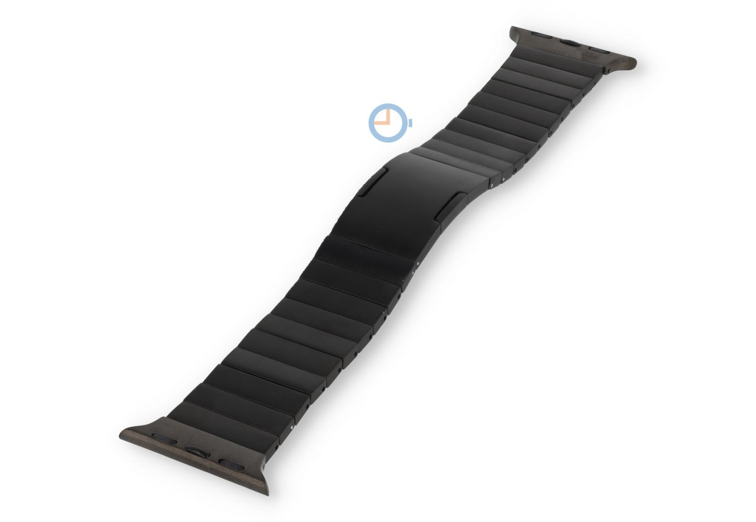 41mm Apple Watch Armband Stahl - schwarz