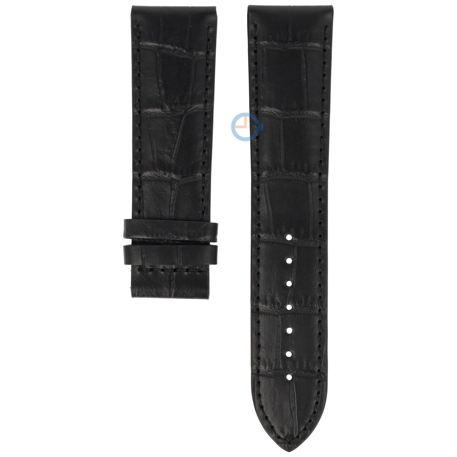 Tissot Uhrenarmband T0864071605700 schwarz Leder